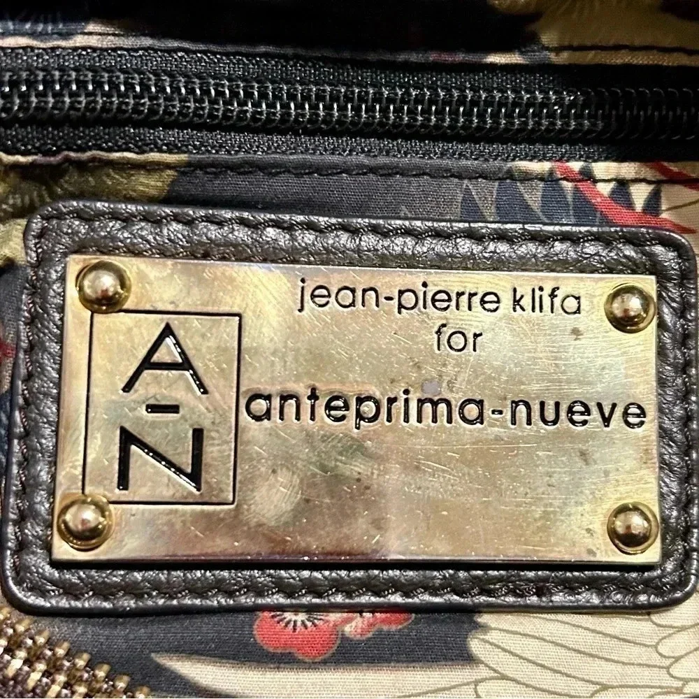 Gently Used JEAN PIERRE KLIFA FOR ANTEPRIMA NUEVE Brown Nylon Bucket Bag - Picture 8 of 8